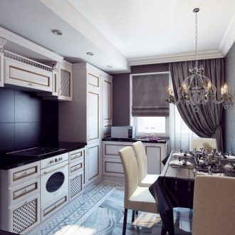 Кухни и ванные комнаты в стиле арт-деко