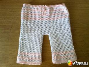Штаны крючком со схемами для девочки и для мальчика