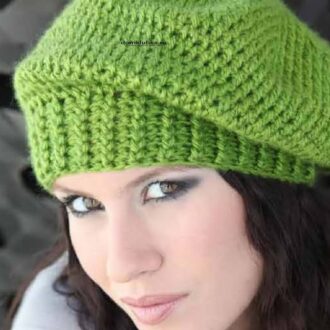 Вязание берета крючком: видео уроки и схема для начинающих
