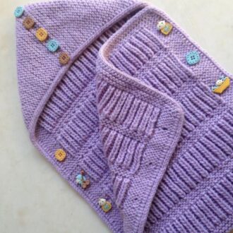 Вяжем для новорожденного конверт: схема с описанием