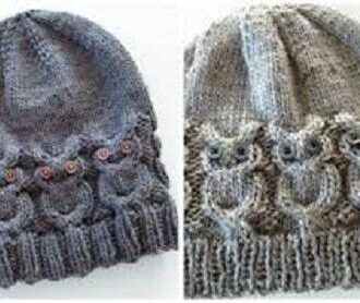 Как вяжется шапка Сова спицами? Схема с описанием, узоры, модели