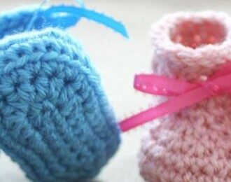 Пинетки для начинающих крючком — 18 моделей с описанием, схемами и видео