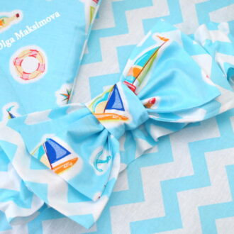 Бант на выписку из роддома своими руками