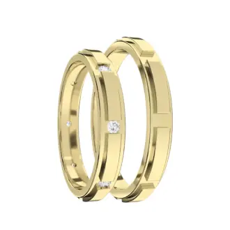 Парные кольца на свадьбу: символ любви и единства