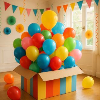 Коробки с шариками и шары на девичник: любое мероприятие можно сделать воздушным и оригинальным