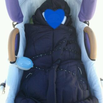 Теплый конверт из маминой куртки