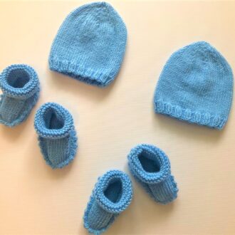 Шапочка для новорожденного спицами для начинающих