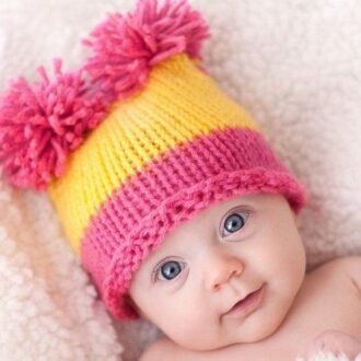Вязаная шапочка для новорожденного спицами: схемы, LS