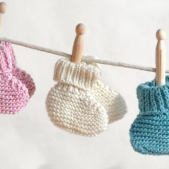 Схемы для вязания спицами для новорожденных, LS