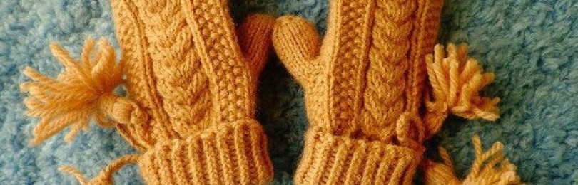 Детские варежки спицами фото и видео