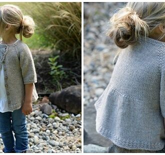 Вязаные детские кофточки спицами для девочек со схемами и описанием, LS