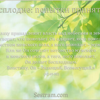 Молитвы мусульман при бесплодии