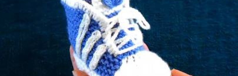 Пинетки спицами для новорожденных — 18 моделей с описанием и схемами