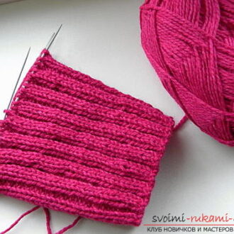 Шарф манишка спицами с описанием и схемами для детей