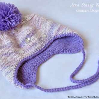 ДЕТСКАЯ ЗИМНЯЯ ДВОЙНАЯ ШАПОЧКА С УШКАМИ СПИЦАМИ (Уроки и МК по ВЯЗАНИЮ) — Журнал Вдохновение Рукодельницы