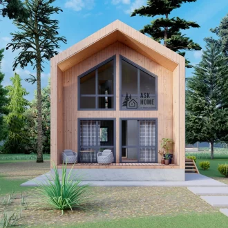 Заказ сооружения домов за пределами города в Казани в стиле фахверк