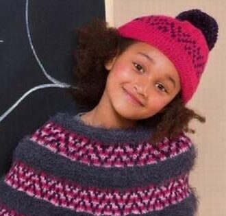 Шапочки для девочек и мальчиков спицами на весну со схемами