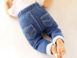 Штанишки для новорожденных спицами с описанием для начинающих (вязание, выкройка)