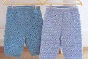 Вязаные штанишки спицами для малышей
