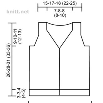 Вязаный жилет для ребенка 1