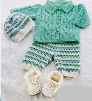 Как связать комплект для новорожденных: одежда для мальчиков и девочек, вязание спицами по схемам