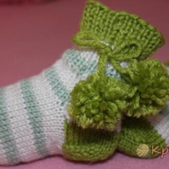 Детские носочки спицами (фото мастер-класс)