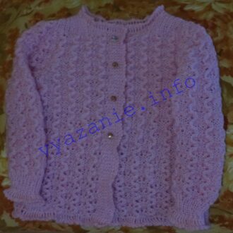 Кофточка спицами для девочек