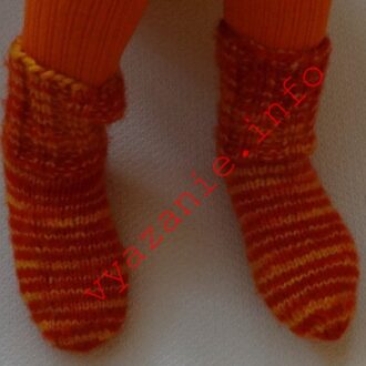 Как связать носки спицами