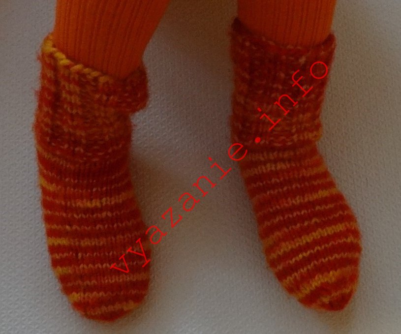 Как связать носки спицами